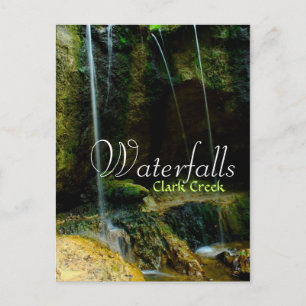 Clark Creek Waterfall - Tunica Hills Postkarte