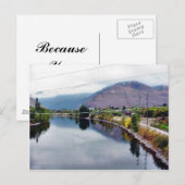 Clark Fork Missoula River Postkarte (Vorne/Hinten)