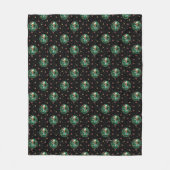 Clark Griswold Christmas Wreath Pattern Fleecedecke (Vorderseite)