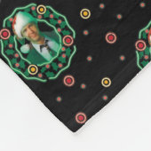 Clark Griswold Christmas Wreath Pattern Fleecedecke (Ecke)