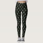 Clark Griswold Christmas Wreath Pattern Leggings (Vorderseite)