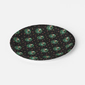 Clark Griswold Christmas Wreath Pattern Pappteller (Schrägansicht)