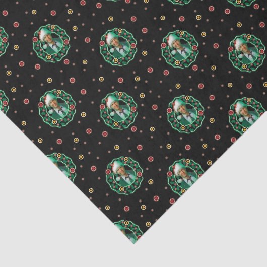 Clark Griswold Christmas Wreath Pattern Seidenpapier (Ausschnitt)