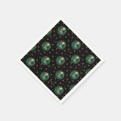 Clark Griswold Christmas Wreath Pattern Serviette (Ecke)