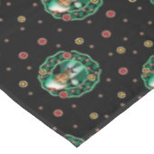 Clark Griswold Christmas Wreath Pattern Tischdecke (Schrägansicht)