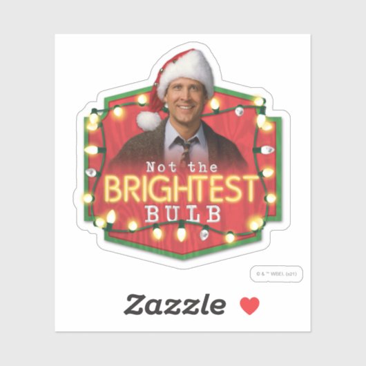 Clark Griswold | Nicht der Brightest Bulb Aufkleber (Blatt)