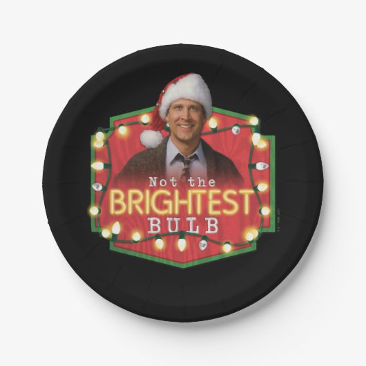 Clark Griswold | Nicht der Brightest Bulb Pappteller (Vorderseite)