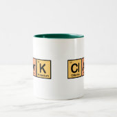 Clark machte von den Elementen Zweifarbige Tasse (Mittel)