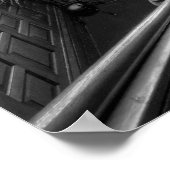 Clark Mansion Treppe aus festem Glas - Butte Monta Poster (Ecke)