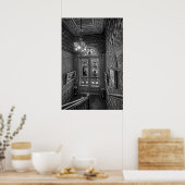 Clark Mansion Treppe aus festem Glas - Butte Monta Poster (Küche)