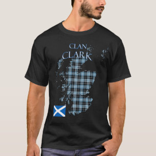 Clark Scottish Clan Tartan Scotland T-Shirt