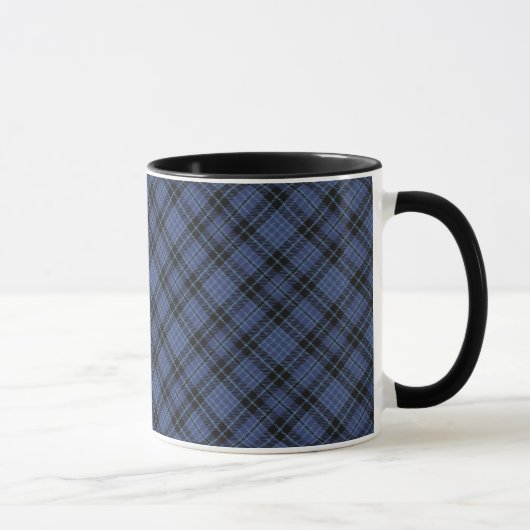 Clark Scottish Clan Tartan Tasse (Rechts)