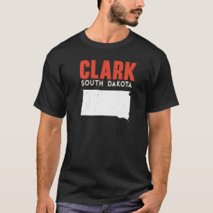 Clark South Dakota USA Staat America Travel South T-Shirt
