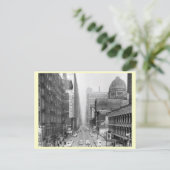 Clark St., Chicago, Illinois Vintag Postkarte (Stehend Vorderseite)