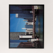 Clark Street Bridge, Chicago River, Marina Towers Puzzle (Vertikal)