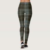 Clark Tartan Clan Kariert Leggings (Rückseite)
