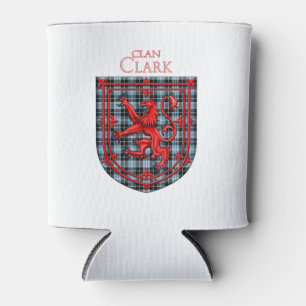 Clark Tartan Scottish Plaid Lion Rampant Dosenkühler