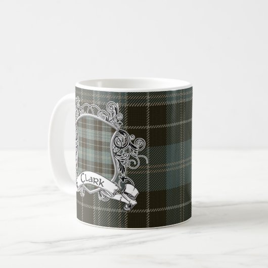 Clark Tartan Shield Kaffeetasse (Vorderseite Links)