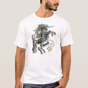 Clark Tartan Unicorn T-Shirt
