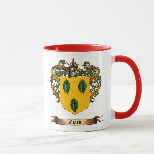Clark-Wappen - personifizieren Sie Vornamen Tasse (Rechts)