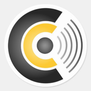 Clarkcast-Aufkleber Runder Aufkleber