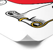 Clarke Familienwappen Poster (Ecke)