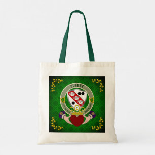 Clarke Irish Shield & Claddagh Personalisiert Tragetasche