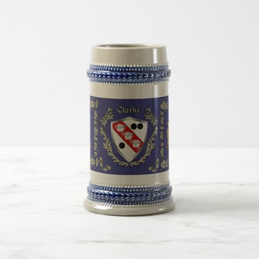 Clarke Irish Shield Griffin Stein Bierglas (Mittel)