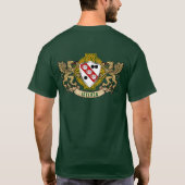 Clarke Irish Shield & Griffins Personalisiert T-Shirt (Rückseite)
