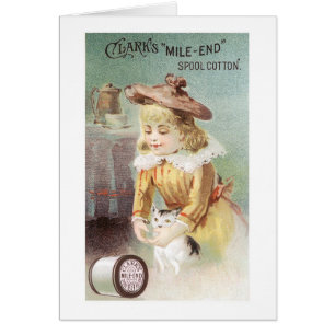 Clarke Mädchen mit Kitten