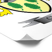 Clarke Wappen Poster (Ecke)