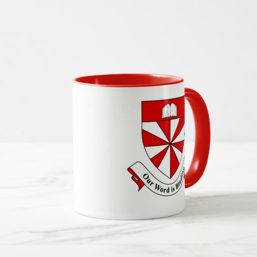 Clarke Wappen Tasse (VorderseiteRechts)