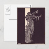 Clarke's Edgar Allan Poe Illustrationen Postkarte (Vorne/Hinten)