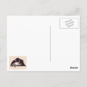 Clarke's Edgar Allan Poe Illustrationen Postkarte (Rückseite)
