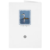 Clark's Grebe Painting - Original Bird Art (Hinten)