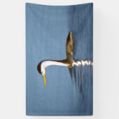 Clark's Grebe Painting - Original Bird Art Banner (Vertikal)