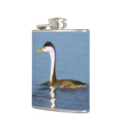 Clark's Grebe Painting - Original Bird Art Flachmann (Links)