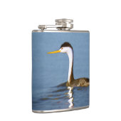 Clark's Grebe Painting - Original Bird Art Flachmann (Rechts)