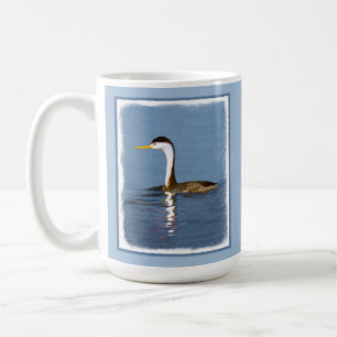 Clark's Grebe Painting - Original Bird Art Kaffeetasse