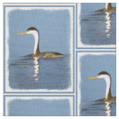 Clark's Grebe Painting - Original Bird Art Stoff (Nahaufnahme)