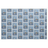 Clark's Grebe Painting - Original Bird Art Stoff (Fat Quarter (45,7 x 55,9 cm))