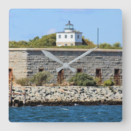 Clarks Point Leuchtturm, Mass. Uhr (Vorderseite)