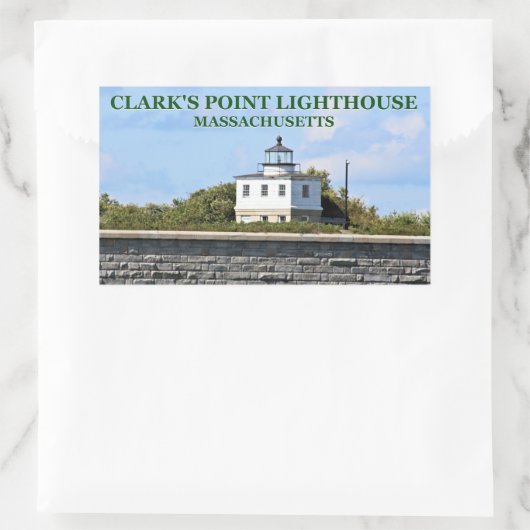 Clark's Point Leuchtturm, Massachusetts Stickers (Tasche)