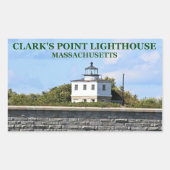 Clark's Point Leuchtturm, Massachusetts Stickers (Vorderseite)
