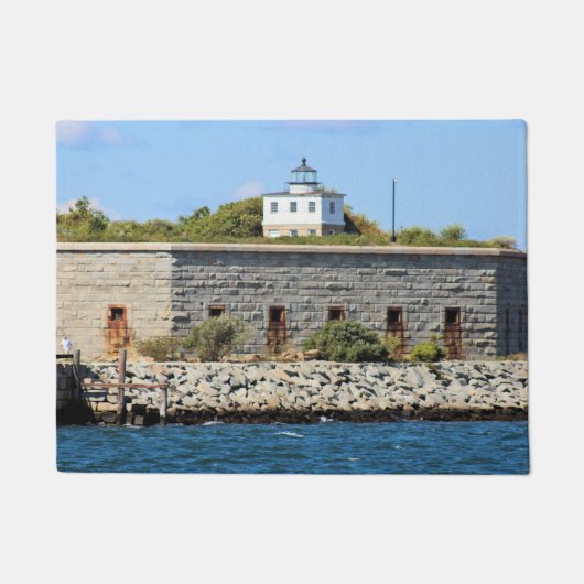 Clark's Point Lighthouse, Massachusetts Door Mat Fußmatte (Vorderseite)