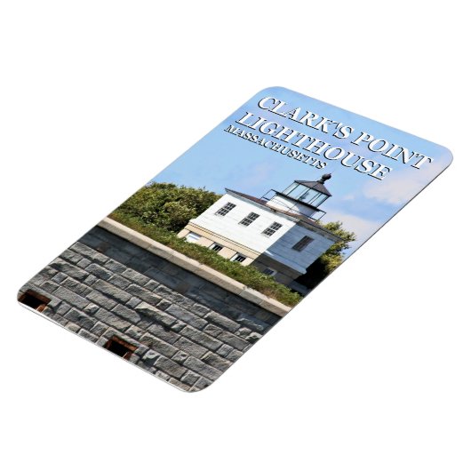 Clark's Point Lighthouse Massachusetts FlexiMagnet Magnet (Linke Seite)