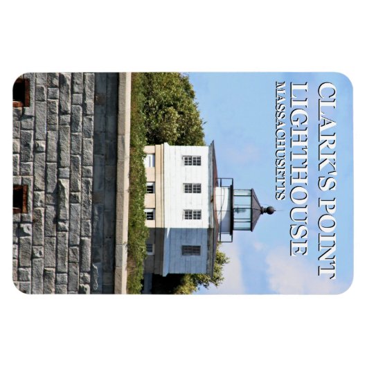 Clark's Point Lighthouse Massachusetts FlexiMagnet Magnet (Horizontal)