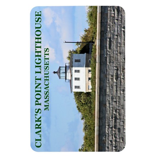 Clark's Point Lighthouse Massachusetts FlexiMagnet Magnet (Vertikal)