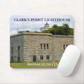 Clark's Point Lighthouse, Massachusetts Mousepad (Mit Mouse)