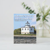 Clark's Point Lighthouse, Massachusetts Postkarte (Stehend Vorderseite)